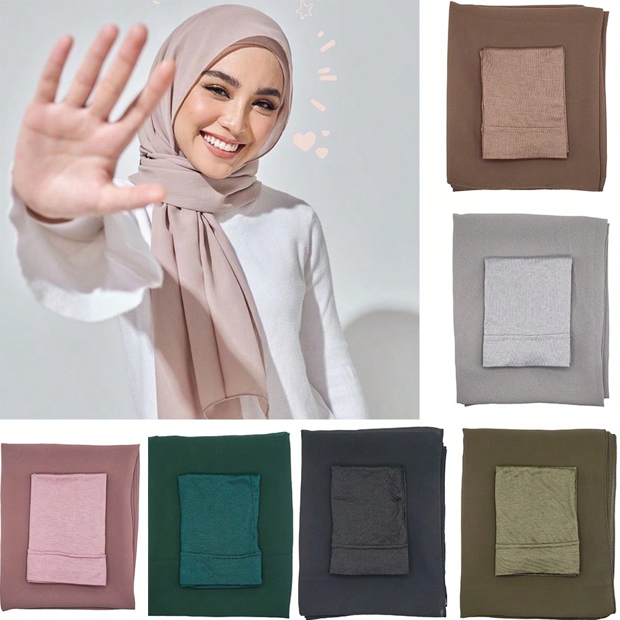 Women Fashion Wear - Set di 2 pezzi: Hijab e