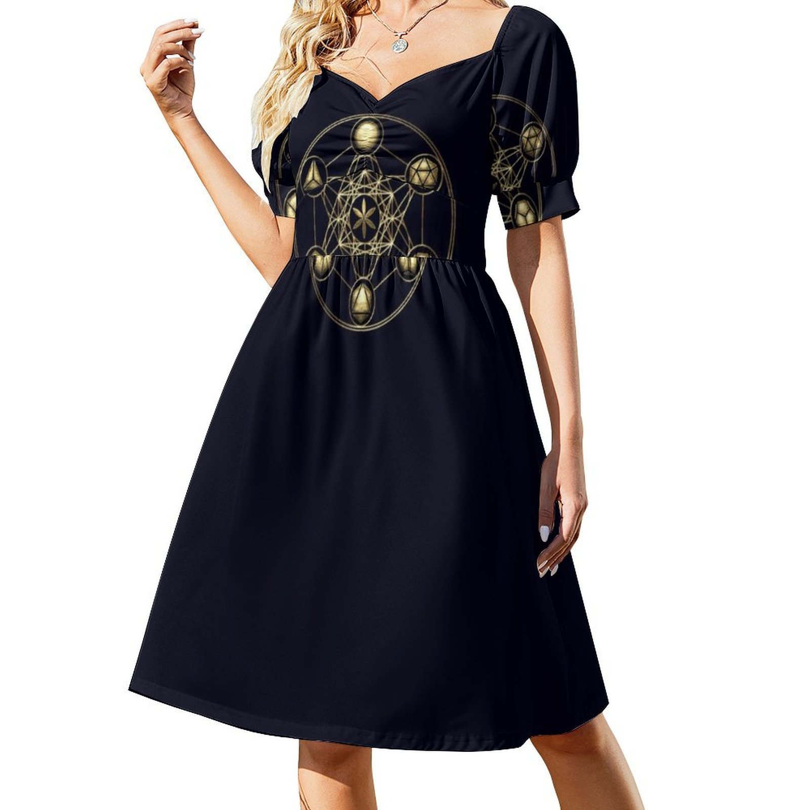 Solid Platonic Metatrons Cube  - Women Fashion Gown recensione e prezzo
