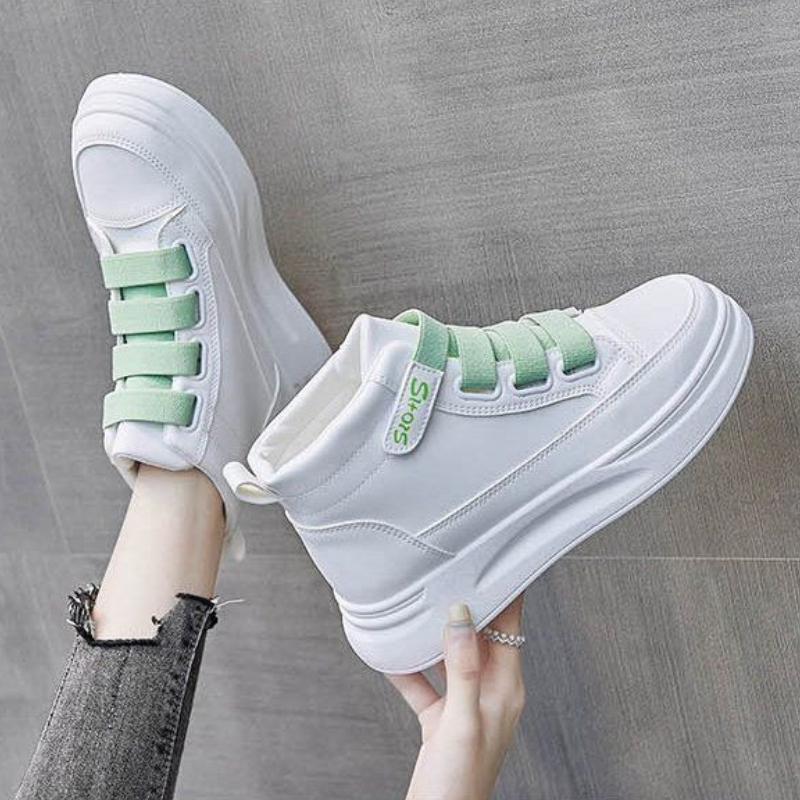 Versatili sneakers alte bianch - Women'S Fashion Velcro Sneakers recensione e prezzo