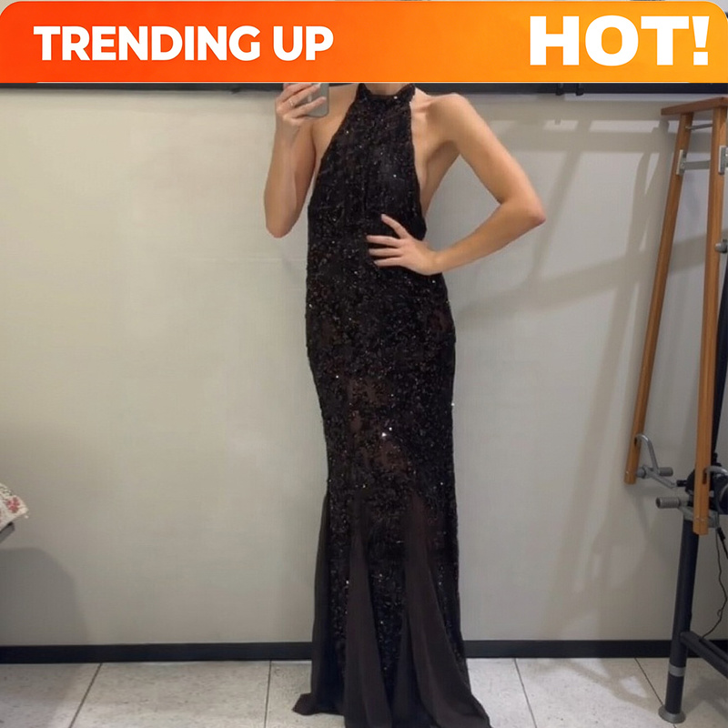 Elegante Abito Lungo con Paill - Women Fashion Gown recensione e prezzo