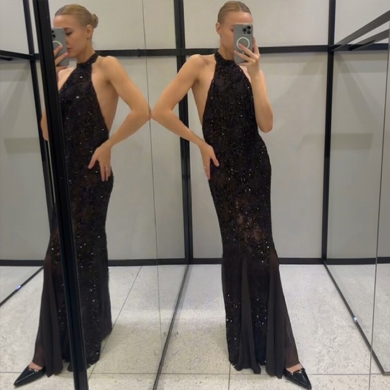 Elegante Abito Lungo con Paill - Women Fashion Gown recensione e prezzo