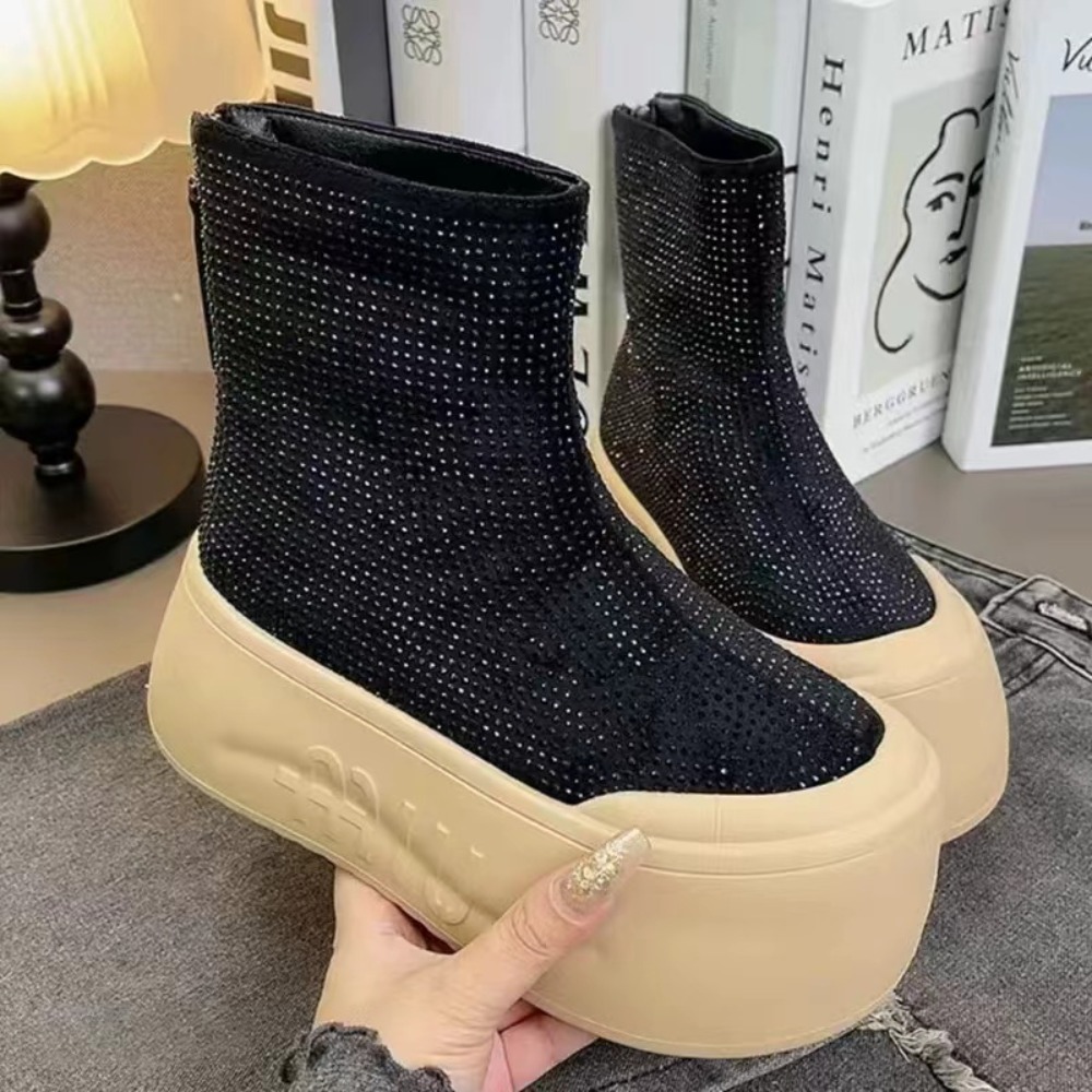 Stivaletti da donna con strass - Women'S Fashion Korea recensione e prezzo