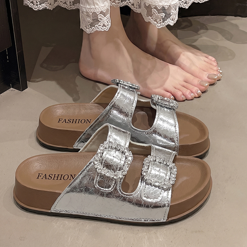 Ciabatte da donna con fibbia q - Women'S Fashion Korea recensione e prezzo