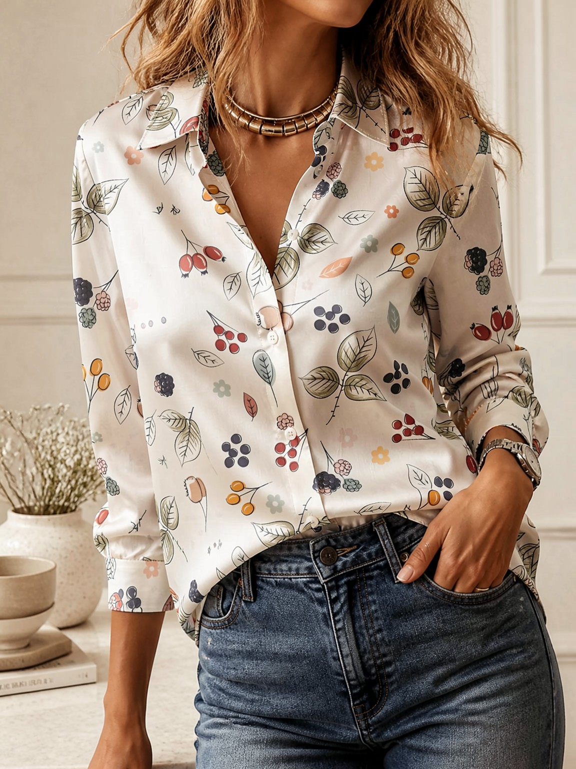 Elegante Top a Maniche Lunghe  - Women Fashion Wear recensione e prezzo