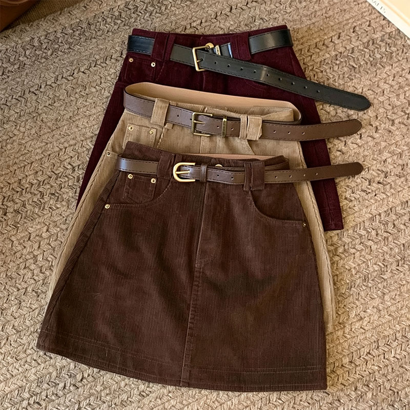 Minigonna Vintage in Corduroy  - Belted Shirt Dress recensione e prezzo