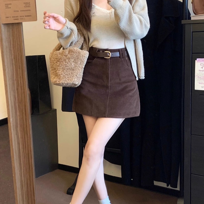 Minigonna Vintage in Corduroy  - Belted Shirt Dress recensione e prezzo
