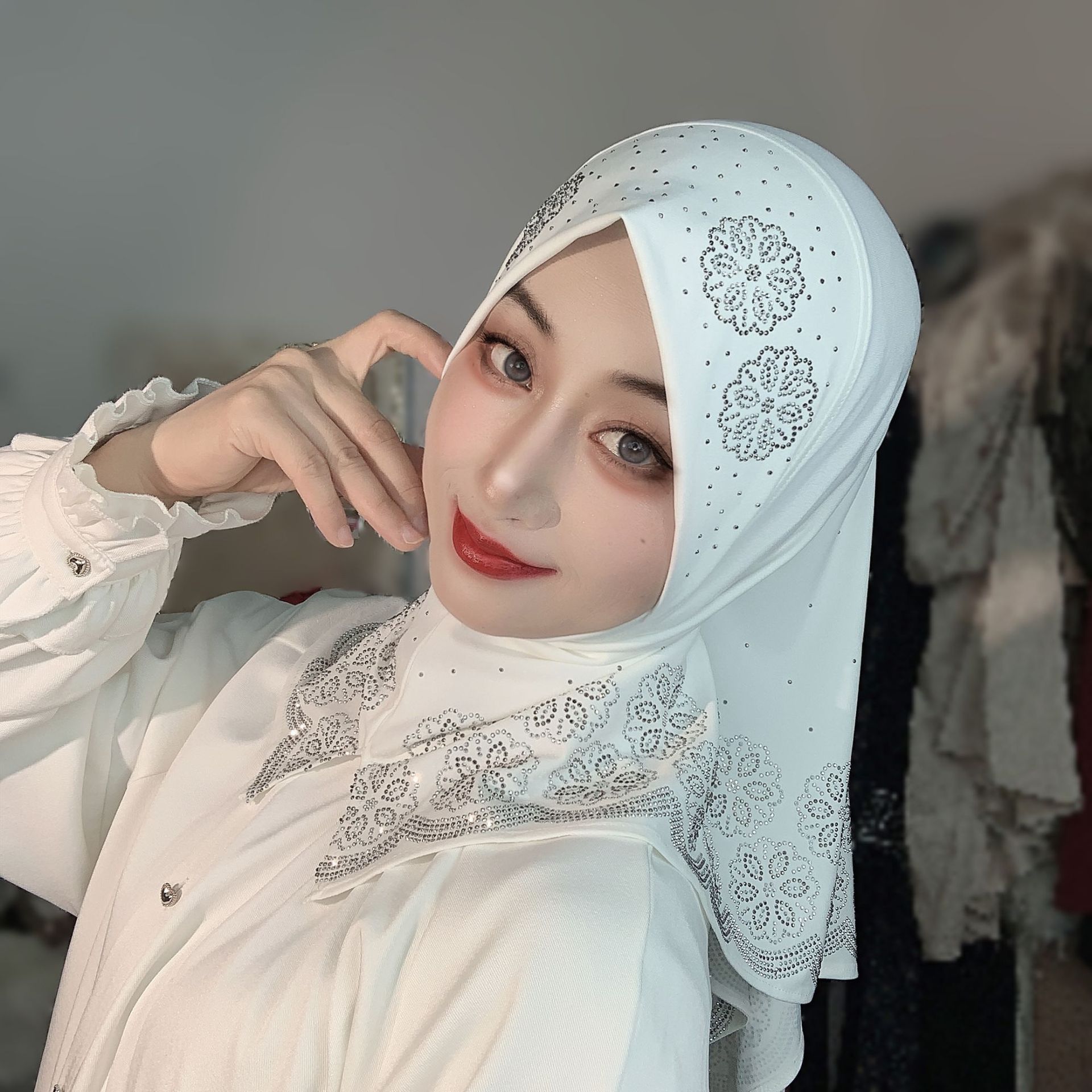 Hijab musulmano pronto da indo - Women Fashion Wear recensione e prezzo