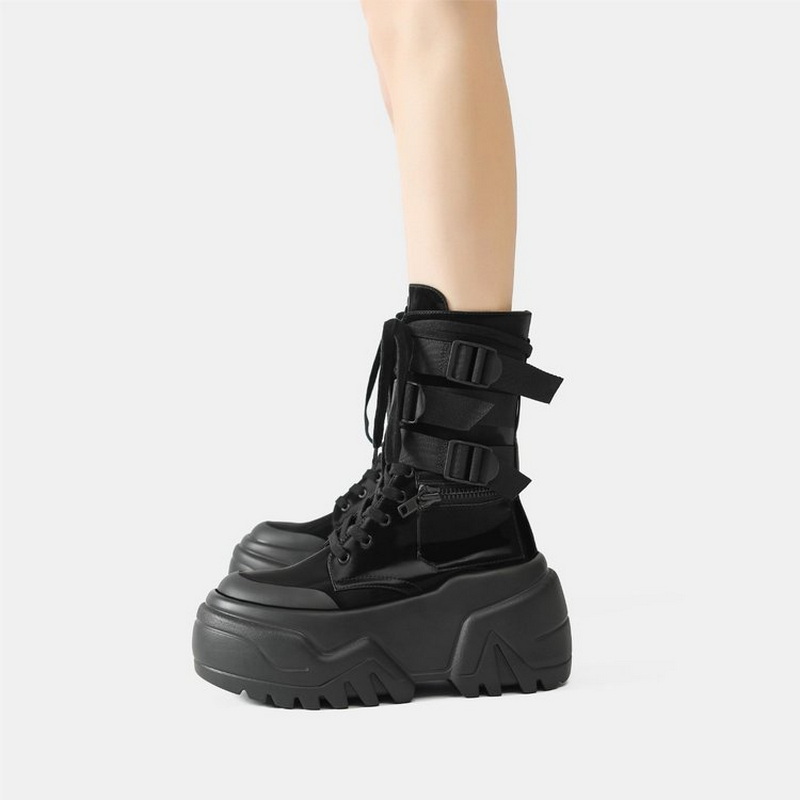 Stivali da moto con plateau sp - Women'S Fashion Korea recensione e prezzo