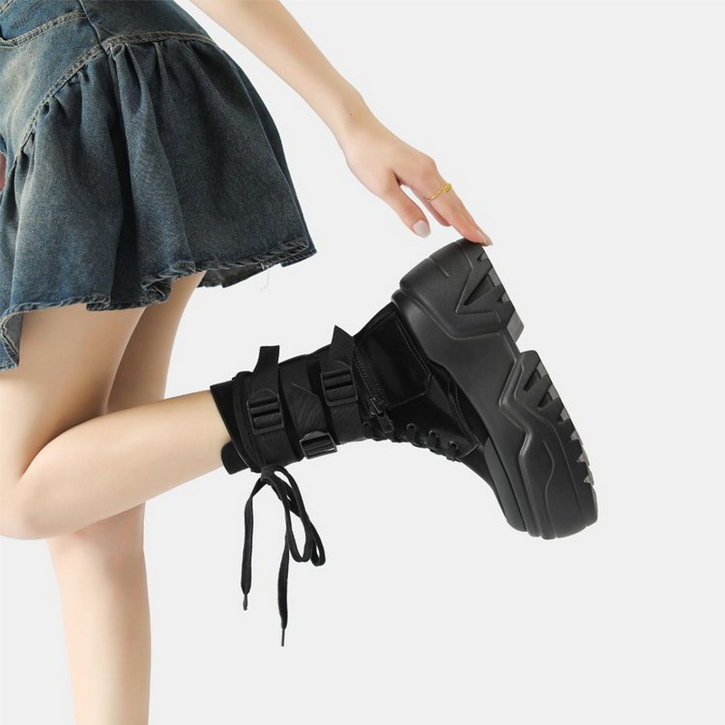 Stivali da moto con plateau sp - Women'S Fashion Korea recensione e prezzo