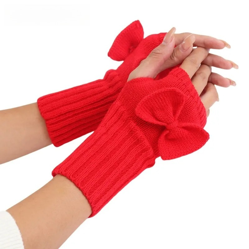 Guanti senza dita con fiocco i - Women Fashion Gloves recensione e prezzo