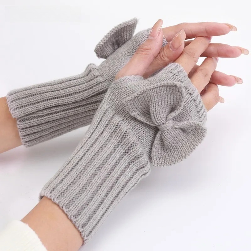 Guanti senza dita con fiocco i - Women Fashion Gloves recensione e prezzo