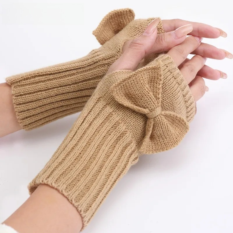 Guanti senza dita con fiocco i - Women Fashion Gloves recensione e prezzo