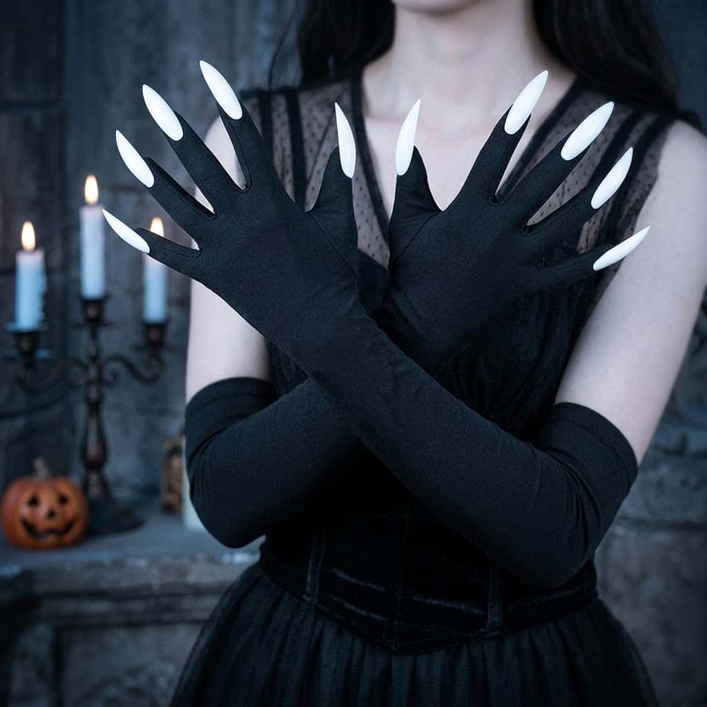 Guanti Lunghi Gotici Y2K Moon  - Women Fashion Gloves recensione e prezzo