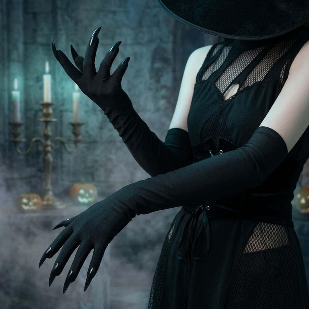 Guanti Lunghi Gotici Y2K Moon  - Women Fashion Gloves recensione e prezzo