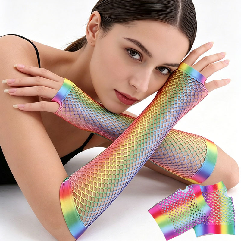 1 Paio di Guanti Lunghi a Rete - Women Fashion Gloves recensione e prezzo
